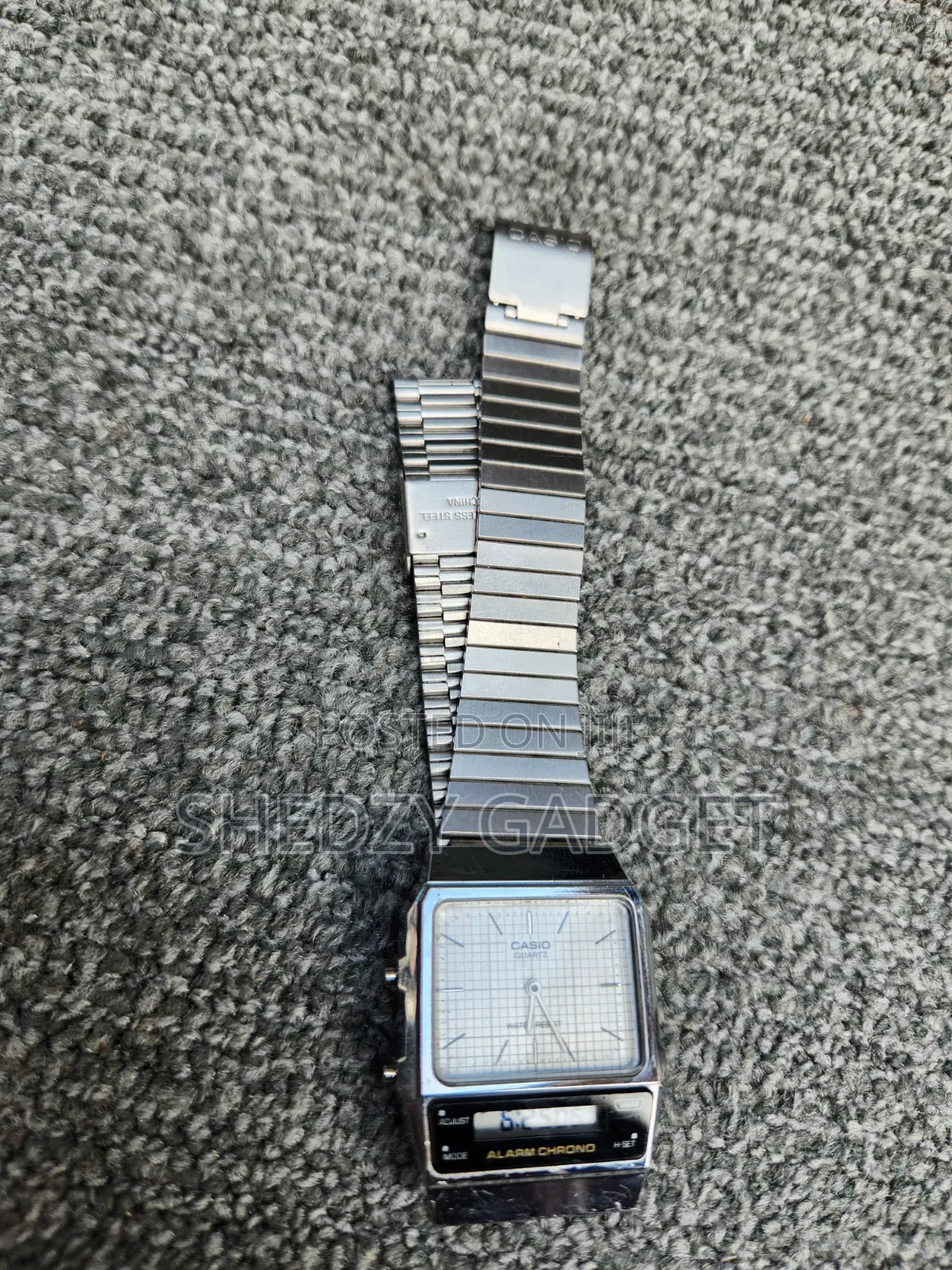 Casio AQ800E-7A, Vintage Styled Analog/Digital Silvertone Watch