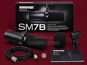 Shure Sm7b Vocal Dynamic Mirophone.