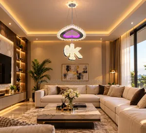 Luxury Crystal LED Ceiling Light Fixture and Chandeliers