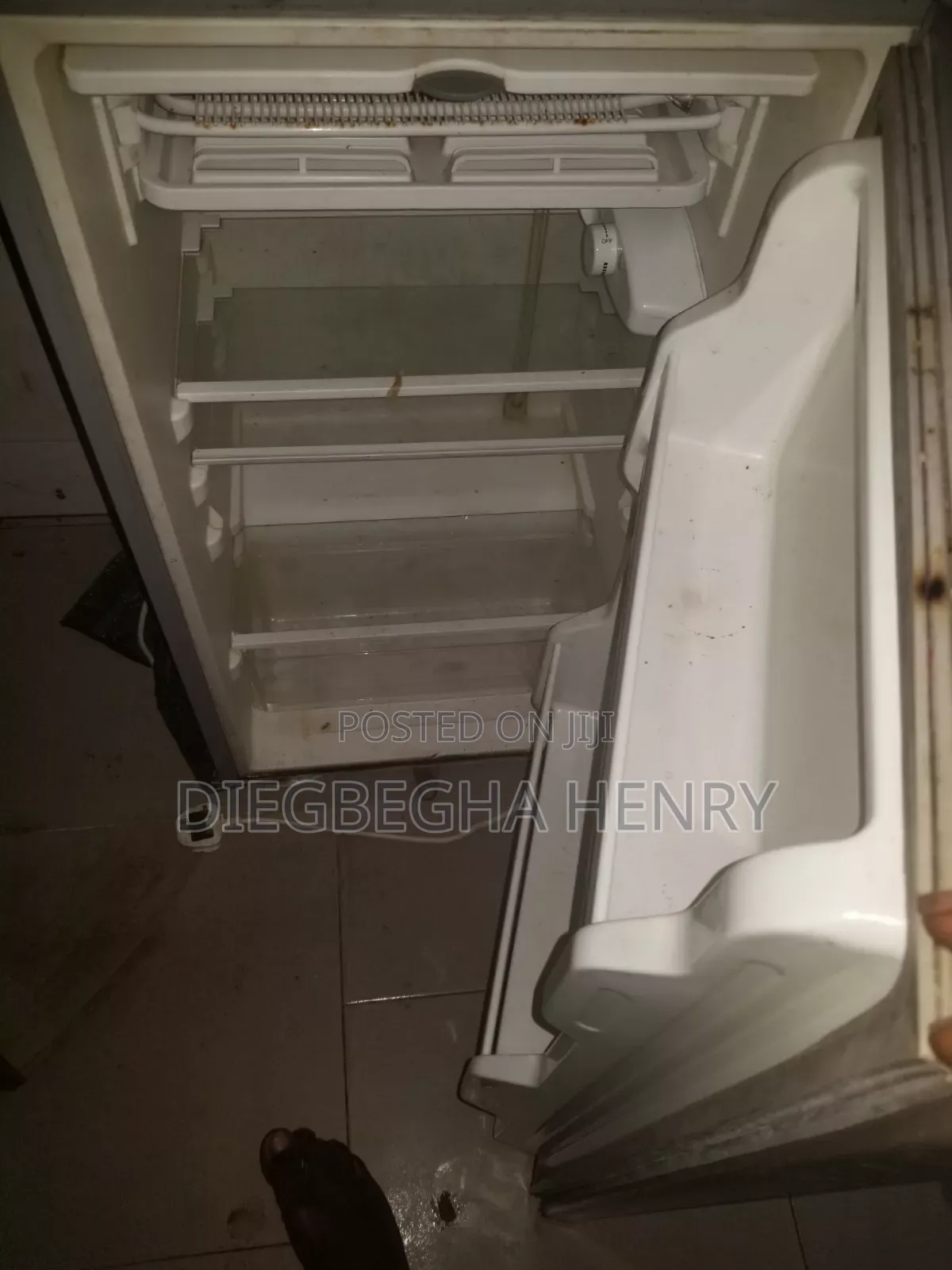 It's a Newly Used Scanfrost Fridge