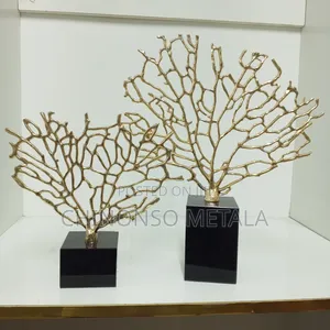 Set of 3in1 Quality UK Metal and Marble Decor