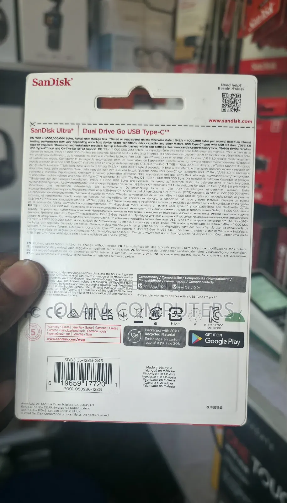 Sandisk Ultra Dual Drive Go USB-C