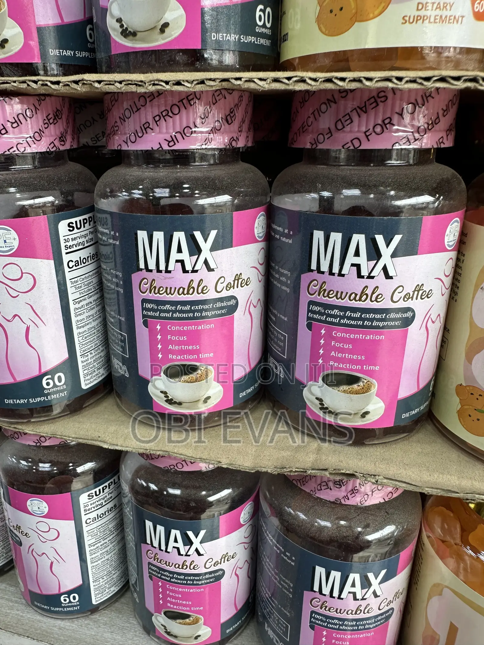 Max Curve Coffee Gummies