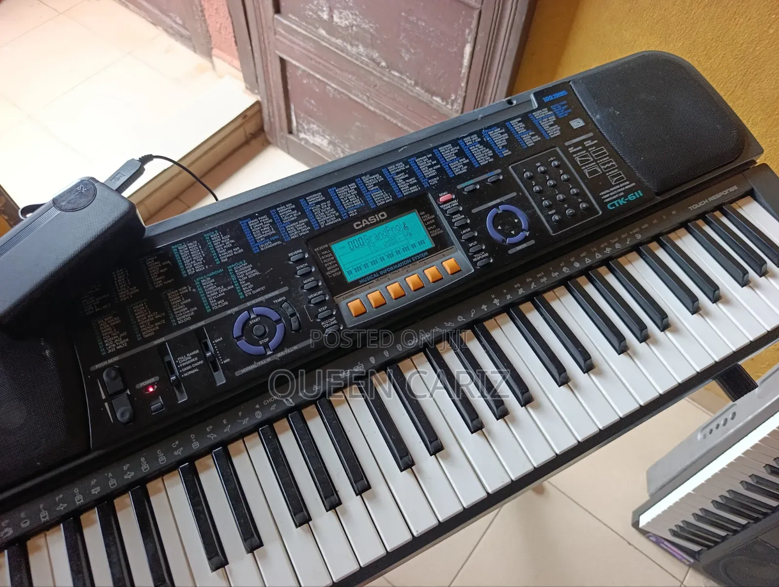 UK Used Casio Ctk611 With Transpose Pitchbend Dual Split Midi