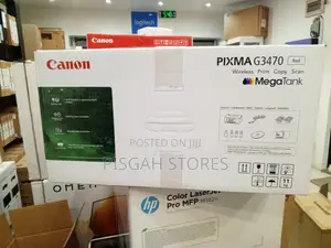 Canon Pixma G3470 Refillable Ink Tank Printer Black/White/Red