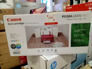 Canon Pixma G3470 Refillable Ink Tank Printer Black/White/Red