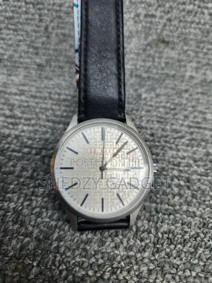 Ted Baker Stainless Steel and Leather Watch