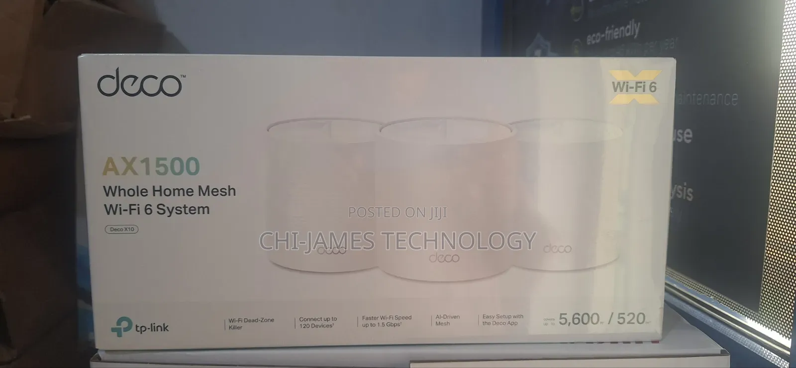 TP-Link Deco AX1500 Whole Home Mesh Wi-Fi 6 System Deco X10