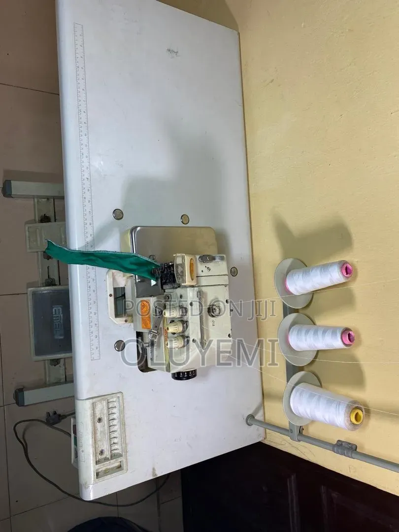 Emel EM 737F Industrial 3-Thread Overlock Weaving Sewing Machine