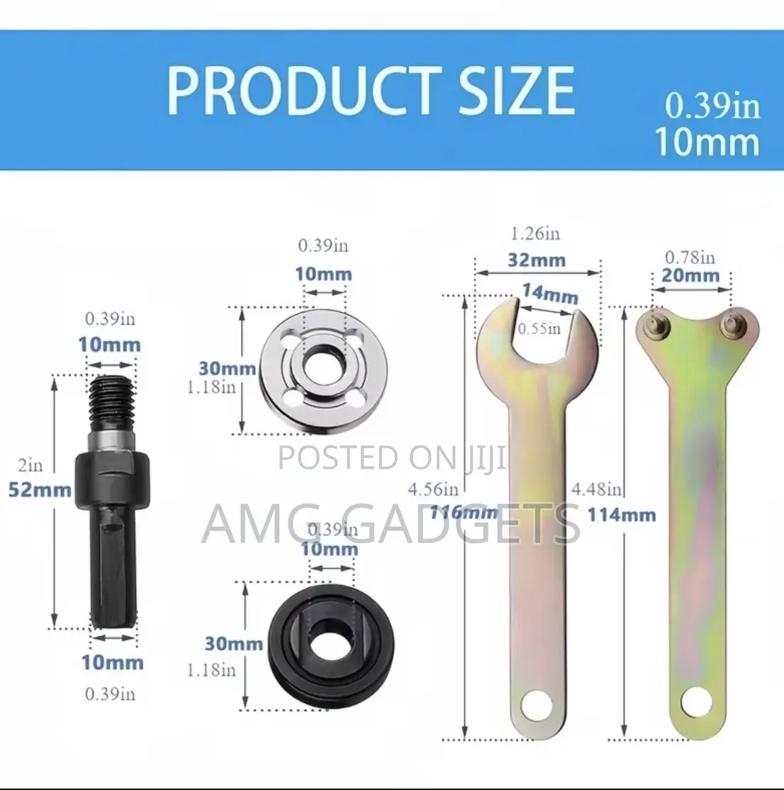 Electric Drill Conversion Angle Grinder Adapter Kit