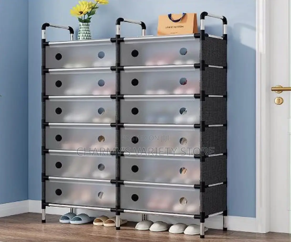 2partition Multilayered Shoe Rack