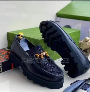 Luxury Statement Chunky Loafers With GG Monogram Detail