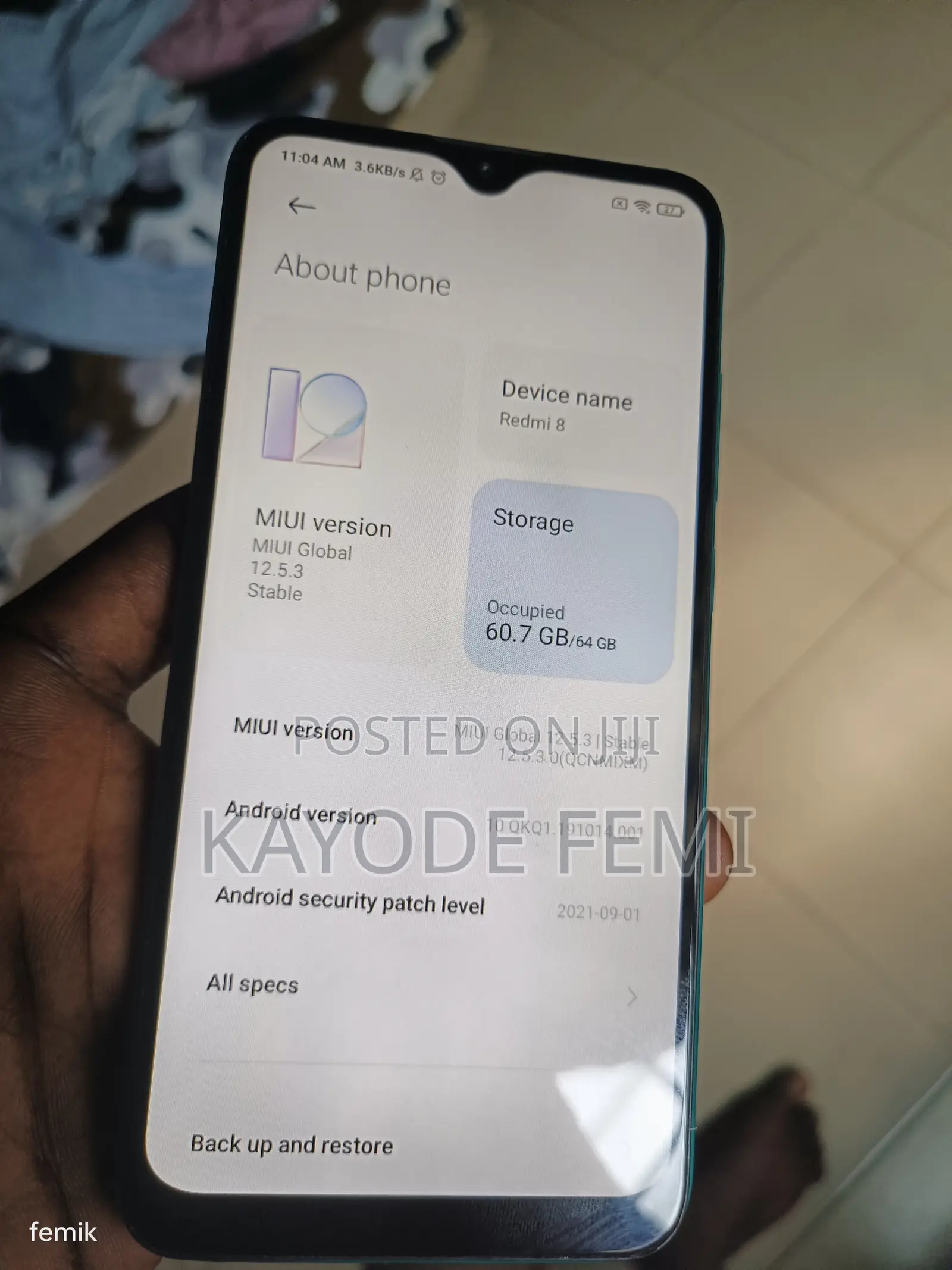 Xiaomi Redmi 8 64 GB Red