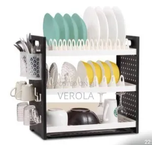 3-Tier Multifunction Countertop Dish Drying Rack Kitchen Organizer