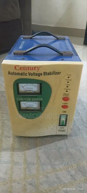 Century 5000VA Automatic Voltage Stabilizer CVR-TUB (Working)