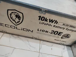 10kwh 48v Ecolion Lithium Ion Battery. Available