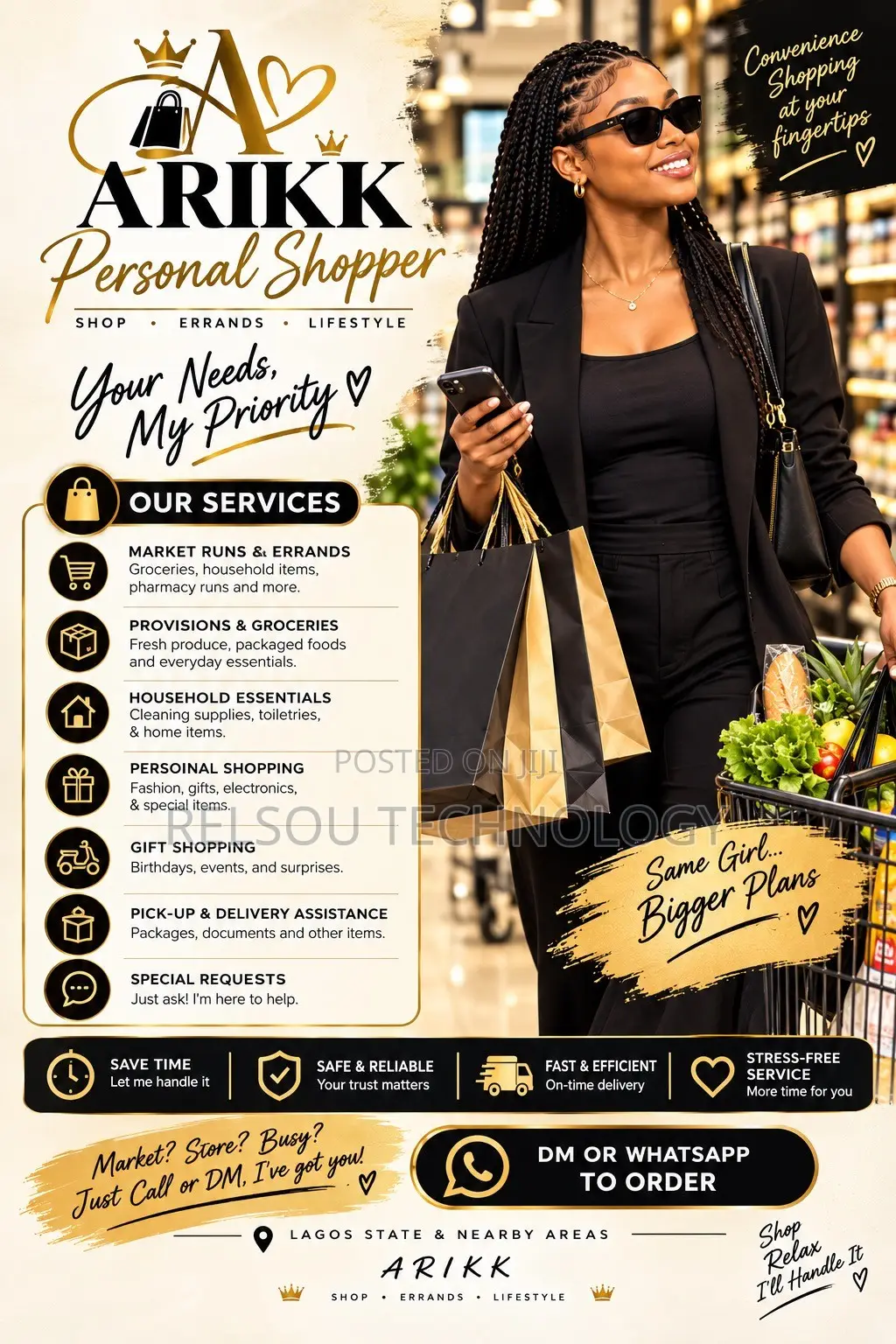 Personal Shopping Errand Services | Lagos Nearby Areas