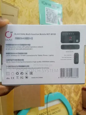 Olax M100 4g Lte Mobile Wifi
