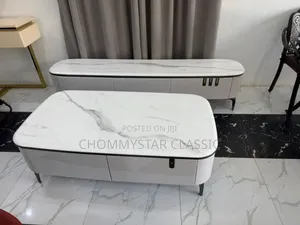 Centre Table and TV Stand (White)