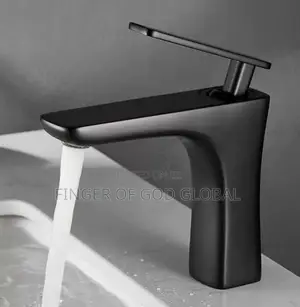 Black Basin Mixer Tap
