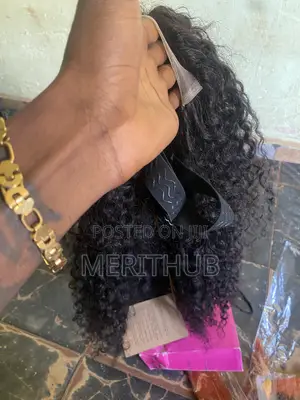 Long Black Curly Lace Front Wig – Natural Deep Curl Style