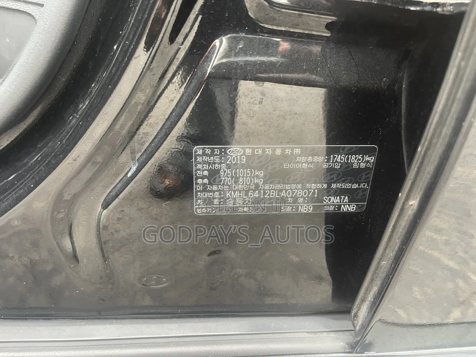Hyundai Sonata 2019 Black