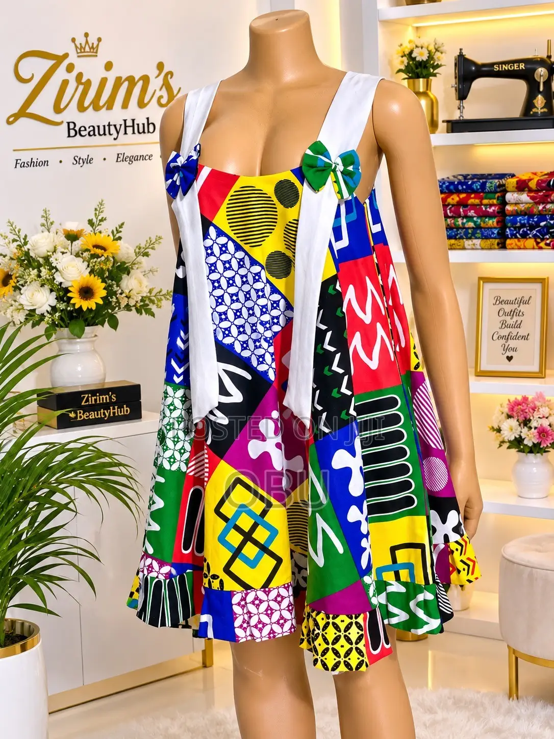Zirim Flare Short Gown