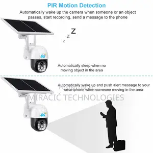 Single Lens 4G Solar CCTV Camera V380