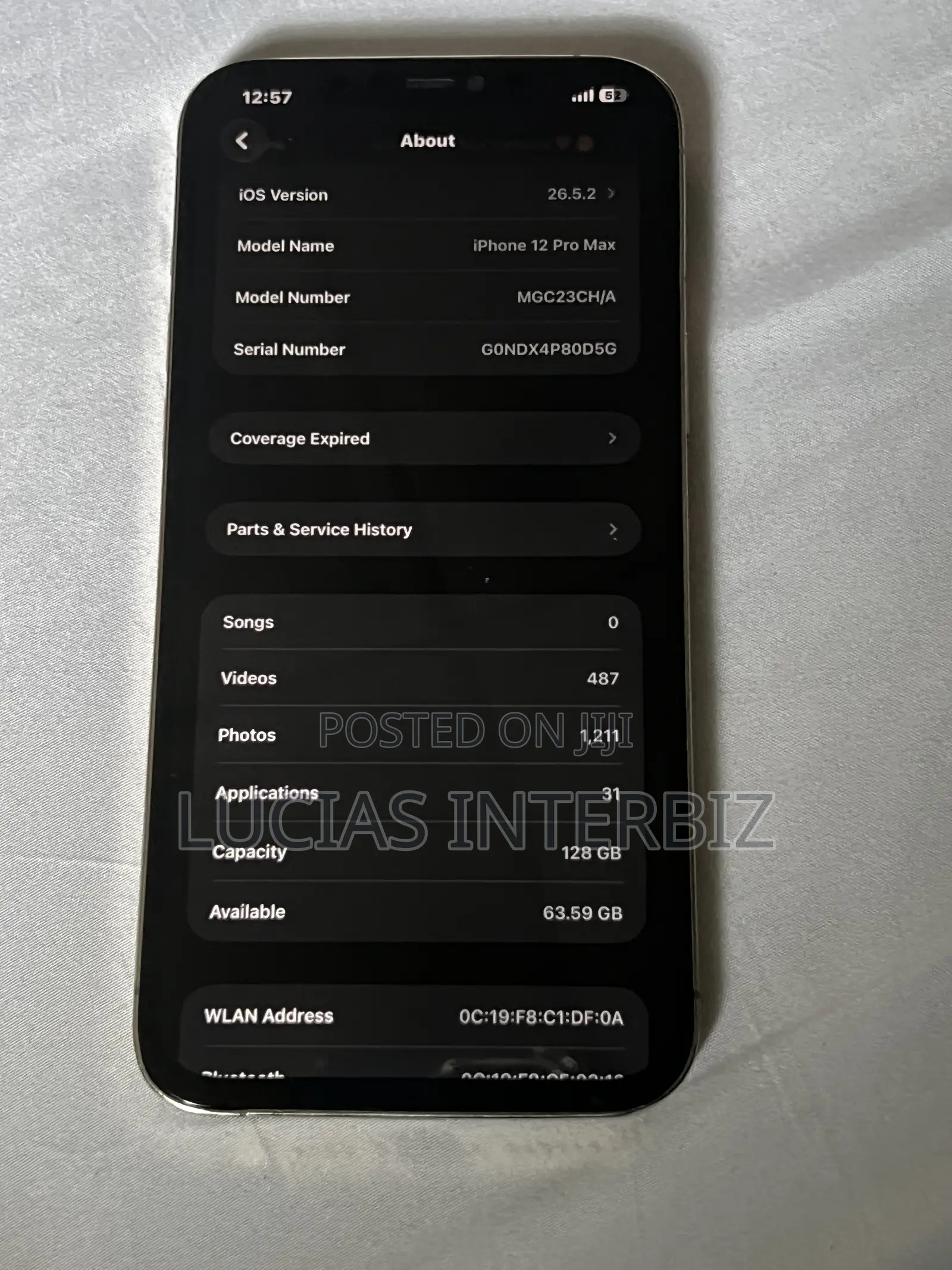 Apple iPhone 12 Pro Max 128 GB Gold