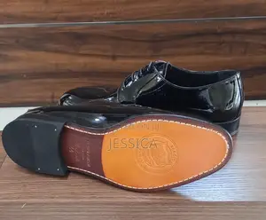 Men's Black Wet-Loose Leather Genio Laced Up Shoe