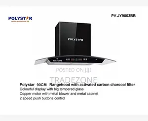 Polystar 90CM Range Hood PV-JY9003BB With Hand Sensor