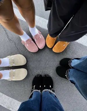 Birkenstock Boston Suede Clogs