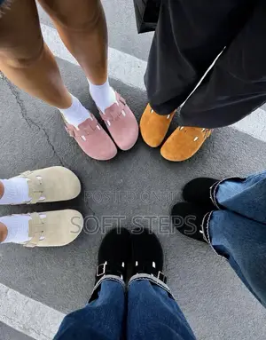 Birkenstock Boston Suede Clogs