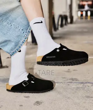 Birkenstock Boston Suede Clogs