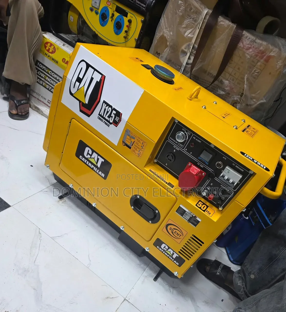 10kva Cat Three Phase Diesel Soundproof Generator 100% Copper Coil
