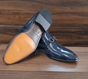 Men's Blue Genio Leather Shoe