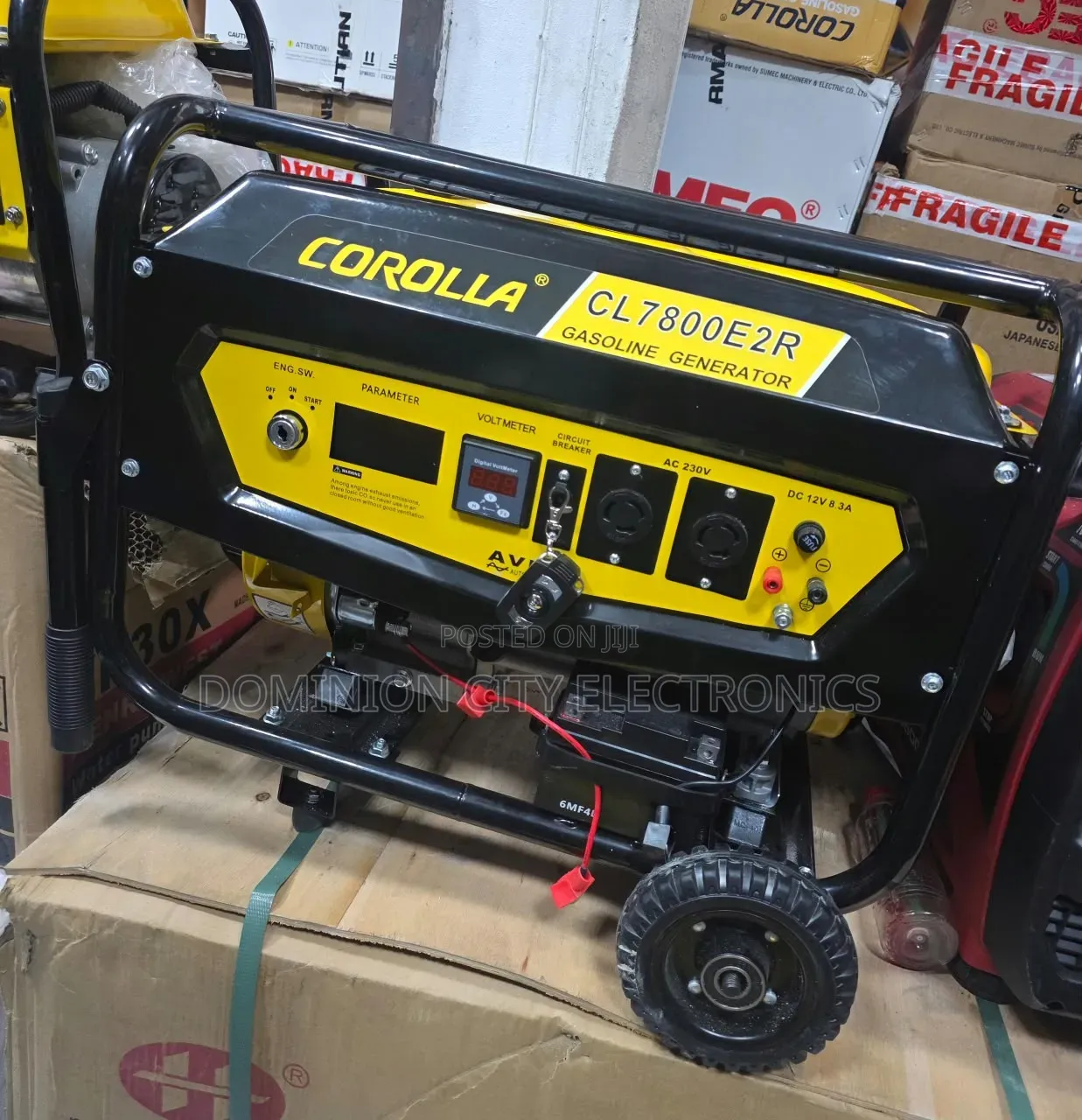 《》High Quality Corolla Remote Control Petrol Gen 4.5kva Copper Coil