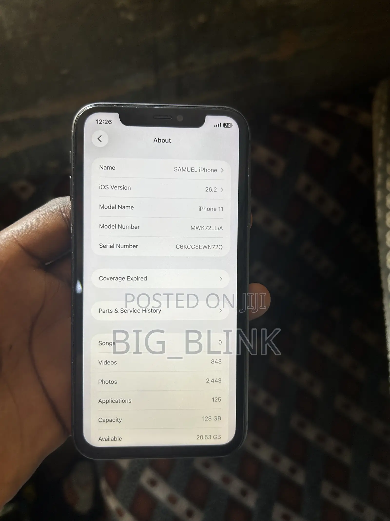 Apple iPhone 11 128 GB Black