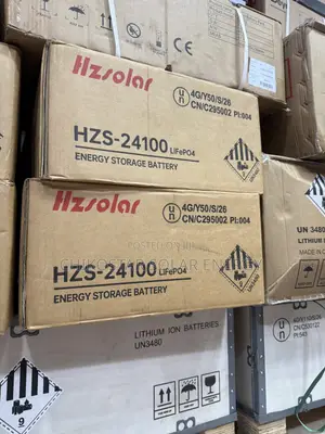 Hzsolar 2.56kWh 24V 100Ah LiFePO4 Lithium Battery