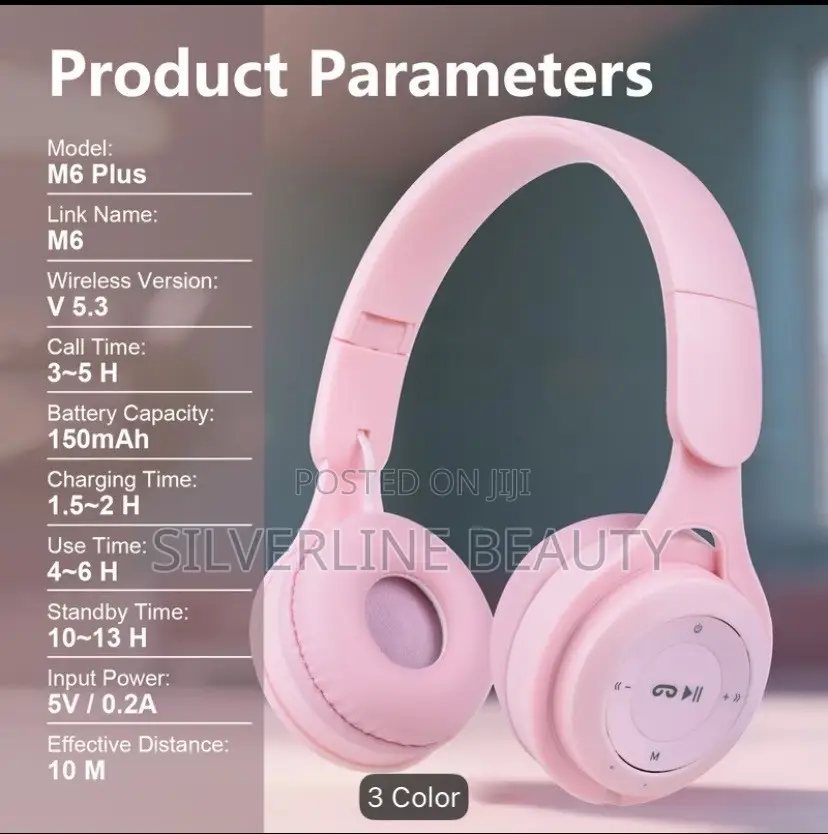 Wireless Headphone, Comfortable to Wear and Lightweight
