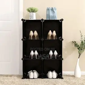 LASA Cube Storage Organizer Closet Shelves Plastic Cabinet