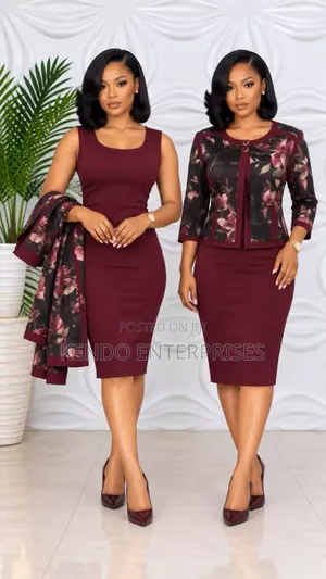 Red Skirt and Blouse Available