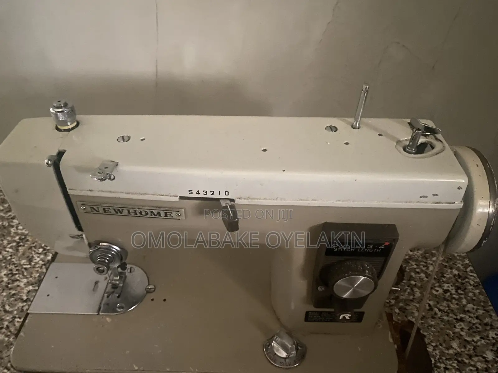 Vintage New Home Straight Zigzag Sewing Machine- Buttonhole Function