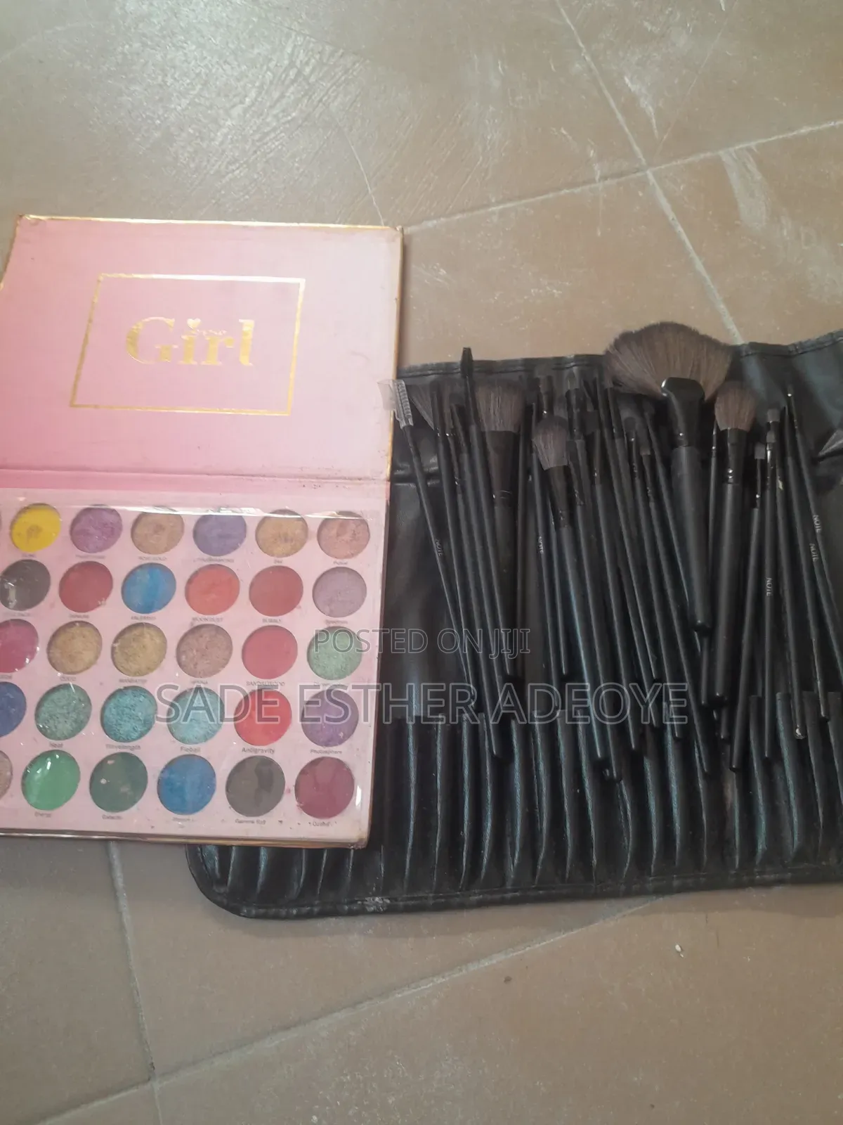 32 Professional Make-Up Brushs 35 Color Matte Cream Eyeshadow