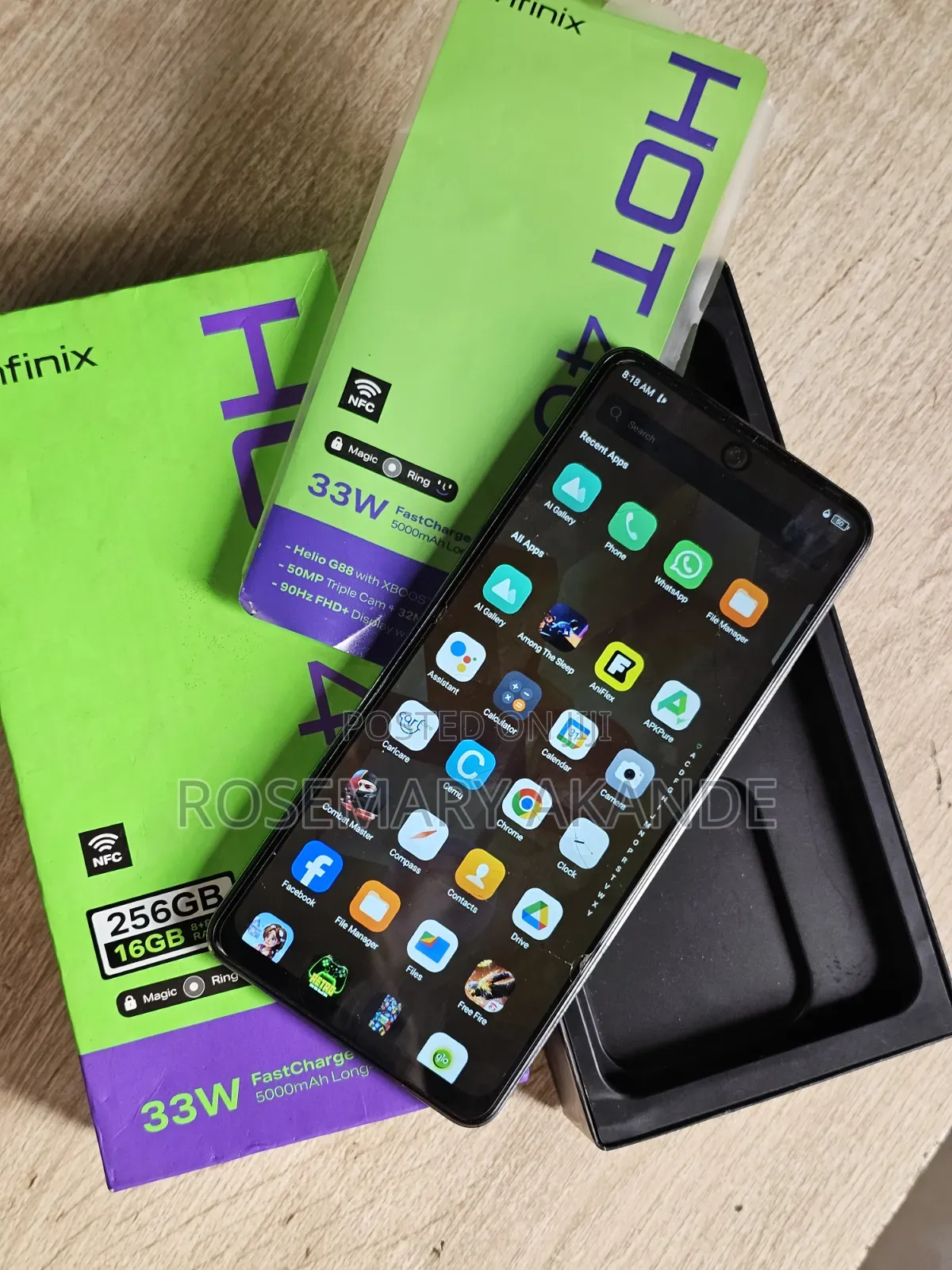 Infinix Hot 40 256 GB Gold