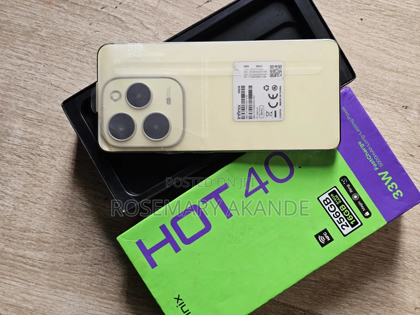 Infinix Hot 40 256 GB Gold