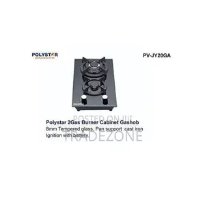 Polystar 2 Gas Burner Cabinet Built-in Gas Hob | PV-JY20GA