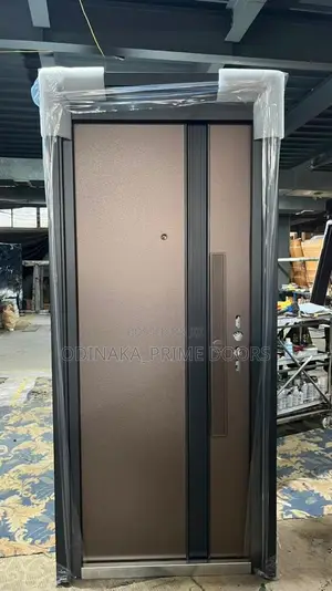 7ft by 3ft Turkish Bulletproof Copper Door (Bronze Brown Design)