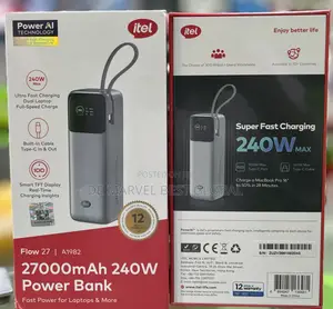 Flow 27 | A1982 27000mAh 240W Fast Power Bank for Laptops More