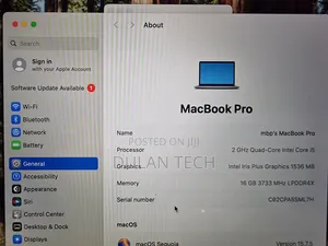 Laptop Apple MacBook Pro 2020 16GB Intel Core i5 SSD 500GB